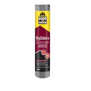 GOOD & PROPER BUILDERS SILICONE 300 WHITE