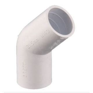 W140WP OBTUSE BEND 21.5mm      WHITE