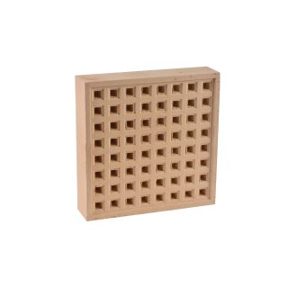 Airbrick BUFF 9x9 Square Hole  215x215mm