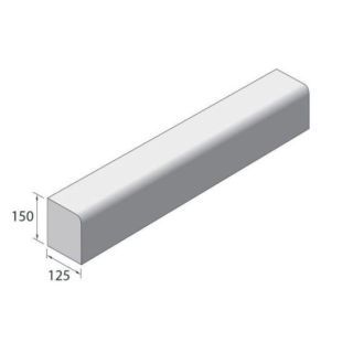BN3 BULLNOSE KERB 125x150x914mm - BSKBN3914