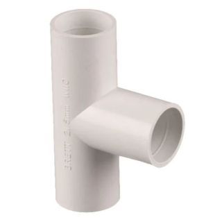 W110WP 90deg TEE 21.5mm WHITE