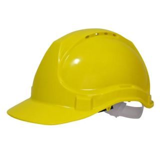 SAFETY HELMET                  YELLOW