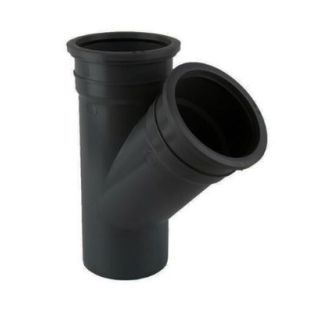 100MM - D/S Y branch 45°                             BLACK SOIL S15BL