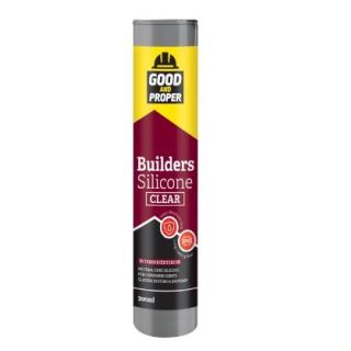 GOOD & PROPER BUILDERS SILICONE 300 CLEAR