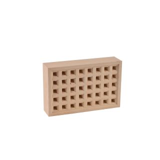 Airbrick BUFF 9x6 Square Hole  215x140mm               YA14B