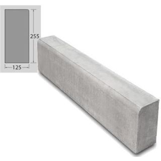 BN2 BULLNOSE KERB 125x255x914mm - BSKBN2914