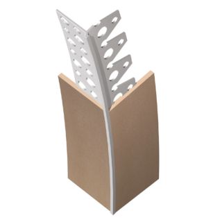 PLASTIC ARCH STOP BEAD    2.5M Pvc White  TLPARB       Box/50