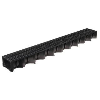 ACO HexDrain C/W Lid A15 1m x 125 x 80 (Plastic)