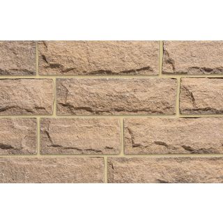 Newlay Pitched Faced Weathered Buff Walling 225x140mm