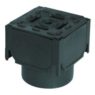 ACO HEXDRAIN CORNER UNIT       125x125x80mm * BLACK    19559