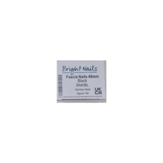 40MM POLYTOP NAILS 100 BLACK   PN40